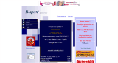 Desktop Screenshot of bsport.prodejce.cz