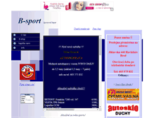 Tablet Screenshot of bsport.prodejce.cz