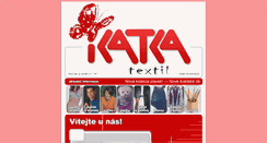 Desktop Screenshot of katkatextil.prodejce.cz