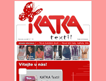 Tablet Screenshot of katkatextil.prodejce.cz