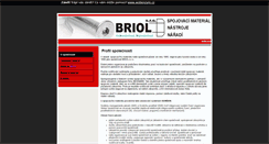 Desktop Screenshot of briol-lit.prodejce.cz