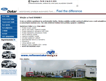 Tablet Screenshot of ford.prodejce.cz