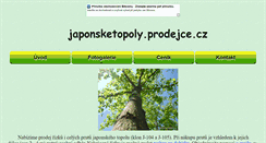 Desktop Screenshot of japonsketopoly.prodejce.cz