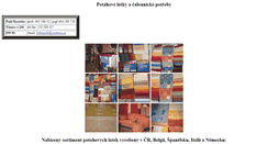 Desktop Screenshot of potahovky.prodejce.cz